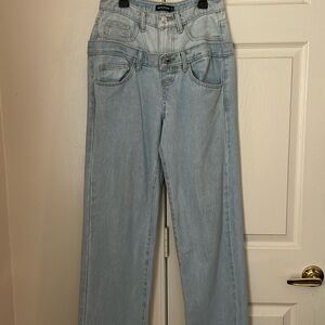 Women Denim Double Jeans